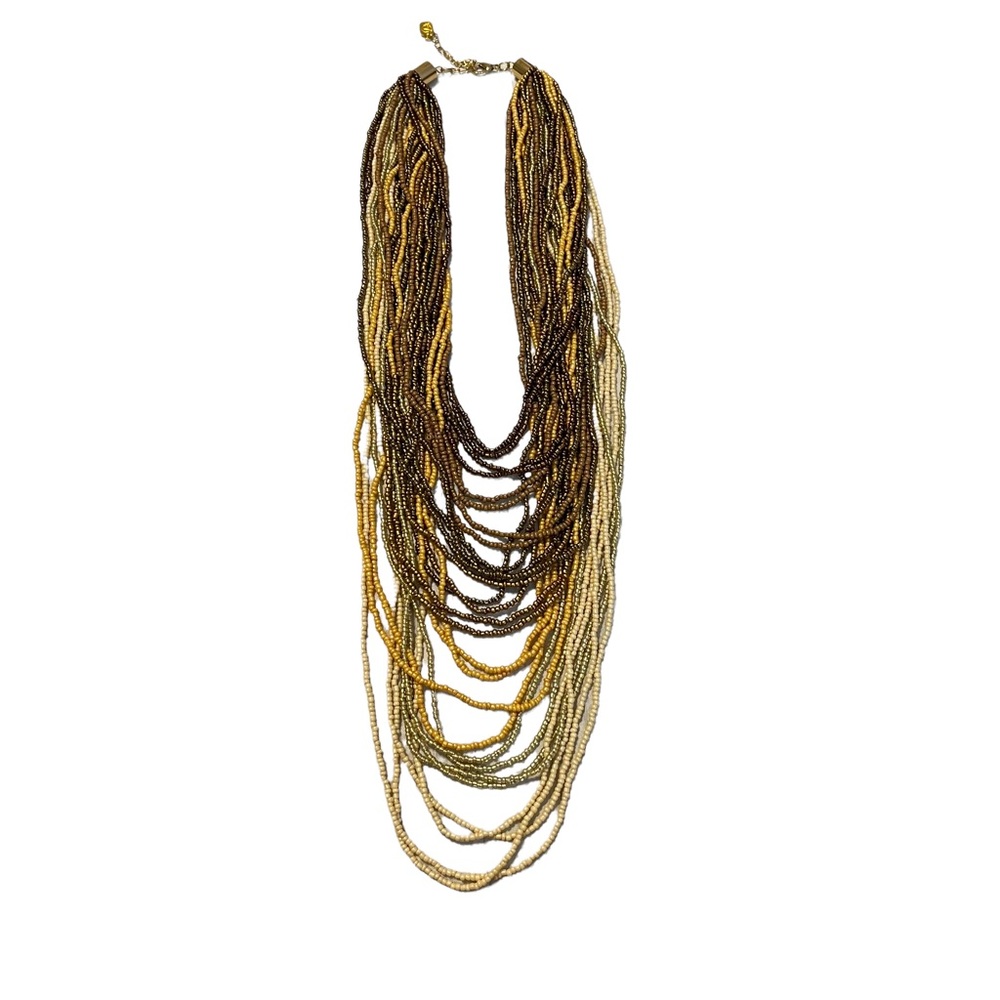 Olivia Welles Layered Beaded Statement Necklace - image 4